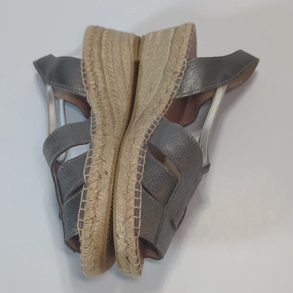 Andre Assous Dorit Women's Wedge Espadrille Sandals Size 10